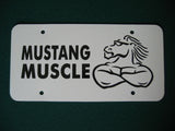 Mustang Muscle License Plate